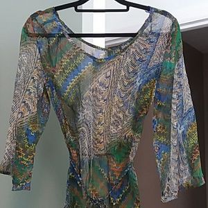 Sheer Lucky Brand Top